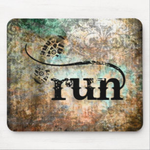 Run/Runner by Vetro Jewellery Mouse Mat