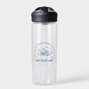 Run running cool dad club best runner funny quotes water bottle