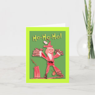 Run Santa Run Holiday Card