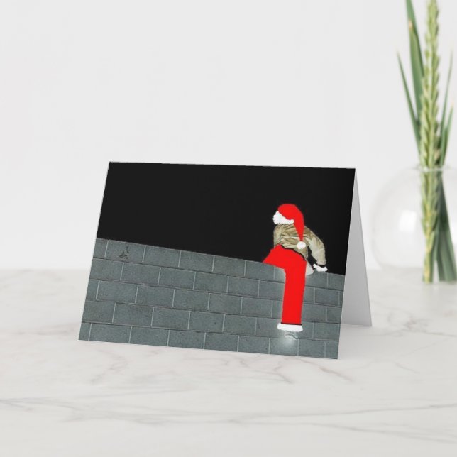 run santa run! holiday card (Front)