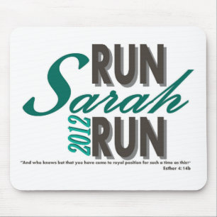 Run Sarah Run Mouse Mat