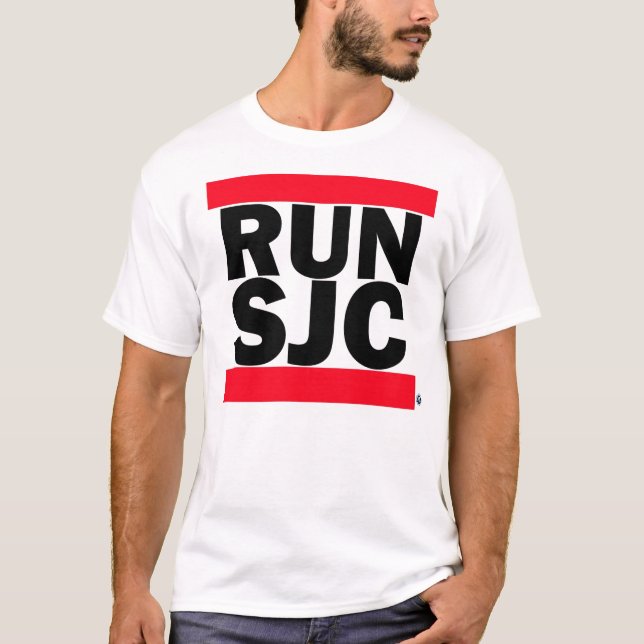 RUN SJC wht tee (Front)