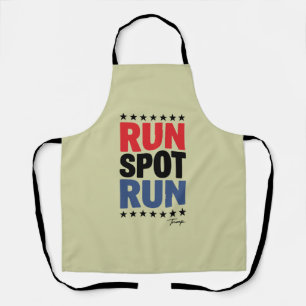 Run Spot Run Trump 2024 Apron