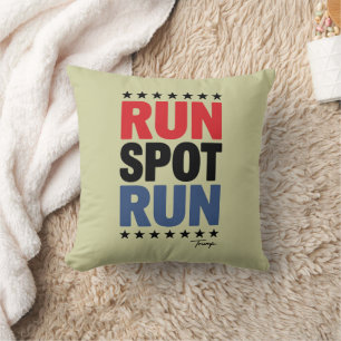 Run Spot Run Trump 2024 Cushion