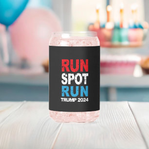 Run Spot Run Trump 2024 Trump Vance election Can Glass