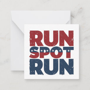 Run Spot Run Trump 2024 Trump Vance election Card