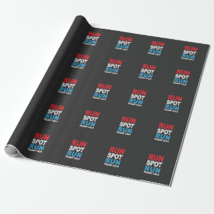 Run Spot Run Trump 2024 Trump Vance election Wrapping Paper