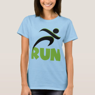 RUN Spring Green Fitness Running T-Shirt