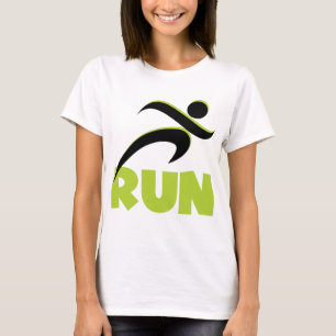 RUN Spring Green Fitness Running T-Shirt