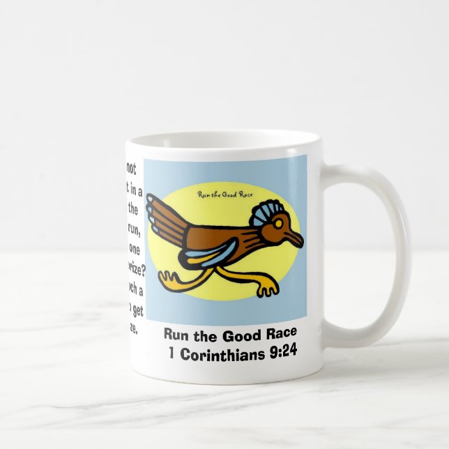 Run the Good Race 1 Corinthians 9:2 Coffee Mug (Right)