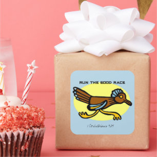 Run the Good Race Sticker  1 Corinthians 9:24