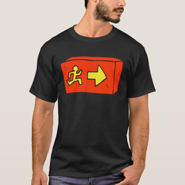 Run This Way Sign T-Shirt (Front)