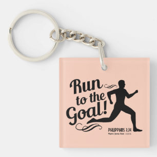 Run to the Goal! Key Ring