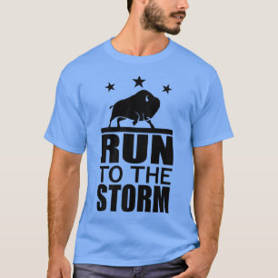 Run To The Storm - Bison American Fitness Sports M T-Shirt
