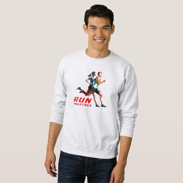Run Together | Men's Sweatshirt (Front Full)