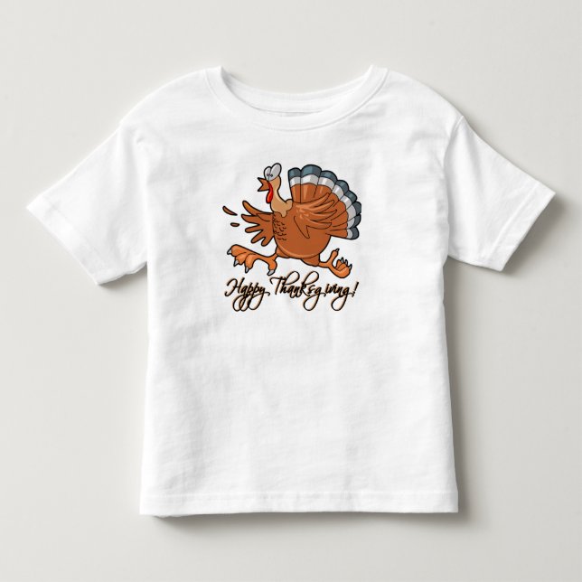 Run Turkey Run T-Shirt (Front)