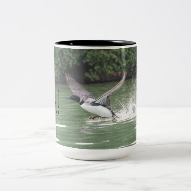 Run Two-Tone Coffee Mug (Center)