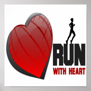 RUN WITH HEART POSTER