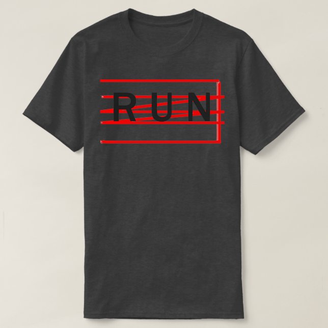 Run word T-Shirt (Design Front)