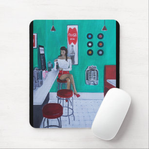 Runaround Sue Painting by Alfred Fox Mouse Mat
