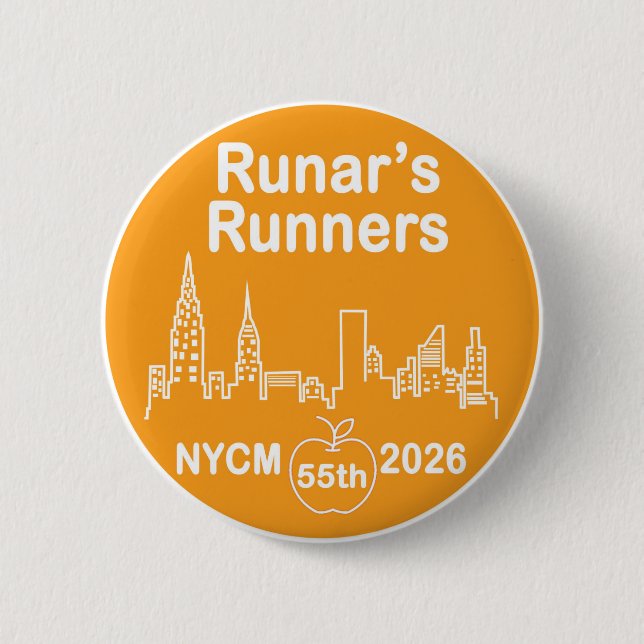 Runar's Runners Button - 2026 (Front)