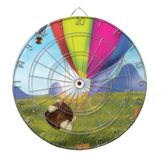 Runaway Cartoon Balloon Dartboard