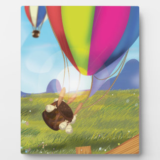 Runaway Cartoon Balloon Plaque