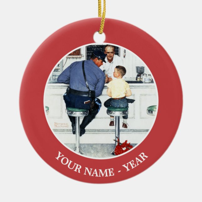 Runaway Ceramic Tree Decoration (Front)