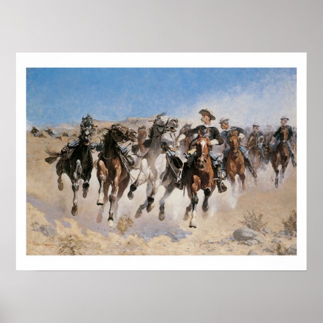 Runaway Horses Art Print Poster (Front)