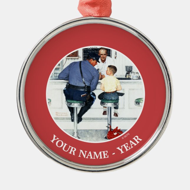 Runaway Metal Tree Decoration (Front)