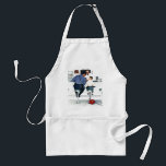 Runaway Standard Apron<br><div class="desc">Artist: Norman Rockwell | Runaway boy and policeman at lunch counter</div>