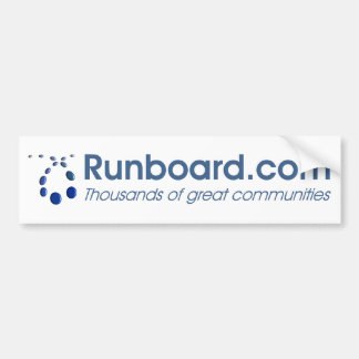 Runboard.com Bumper Sticker