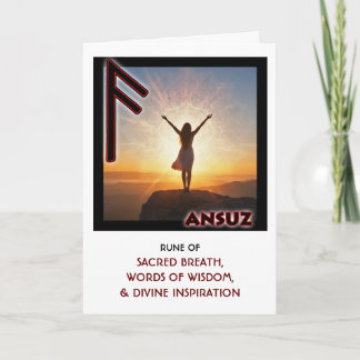 Rune Ansuz - Divine Inspiration Card