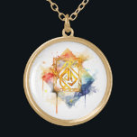 *~*RUNE AP87 VIKING Nordic Inspire Rainbow Ancient Gold Plated Necklace<br><div class="desc">(Search AP87 for things Viking or AP40 for similar items ) - NECKLACE . The image is large so feel free to TRANSFER to any ZAZZLE PRODUCT you choose. JEWELRY WITH INTENTION (R) - create your own intention. Use this artsy creative artistic modern yet vintage beautiful soul reaching artwork and...</div>