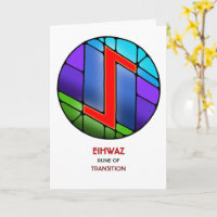 Rune Eihwaz – Transition - Art Nouveau