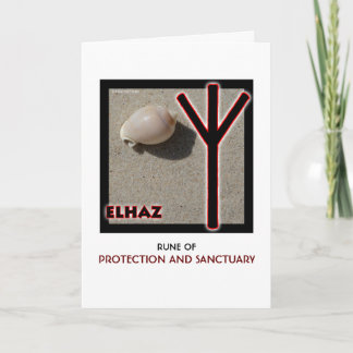 Rune Elhaz – Protection & Sanctuary - Shell Card