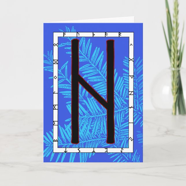 Rune Hagalaz – Transformation  Card (Front)