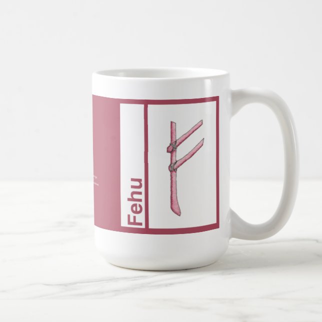 Rune Mug :: Fehu (Right)