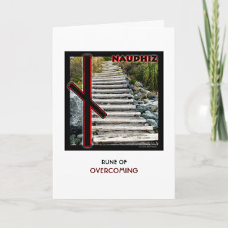 Rune Naudhiz – Overcoming - Challenge Steps Card