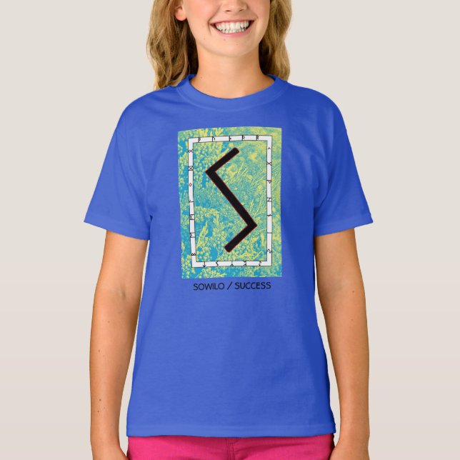 Rune Shirt Sowilo – Success - RuneKids (Front)