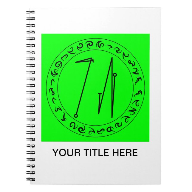 Rune Spiral Notebook (Front)