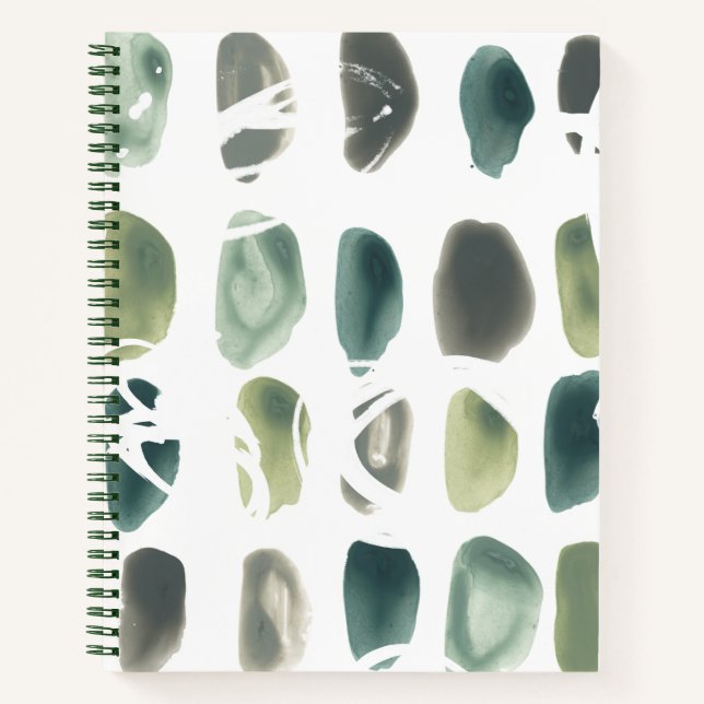 Rune Stone - Green Notebook (Front)