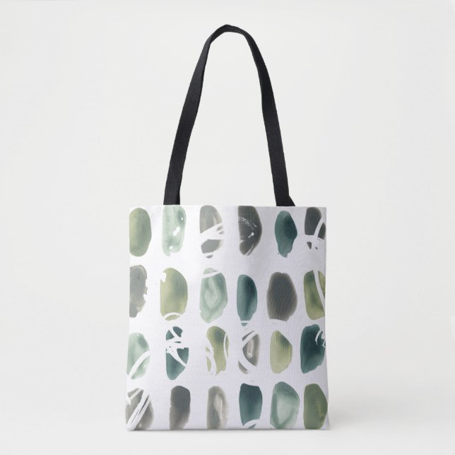 Rune Stone - Green Tote Bag (Front)