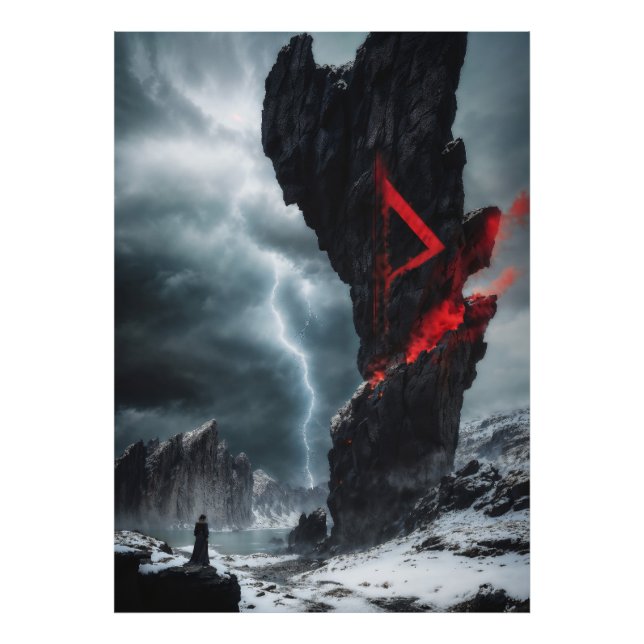 Rune Thurisaz Photo Print (Front)
