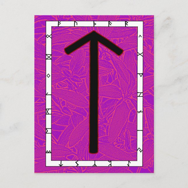 Rune Tiwaz - Victory! Postcard (Front)