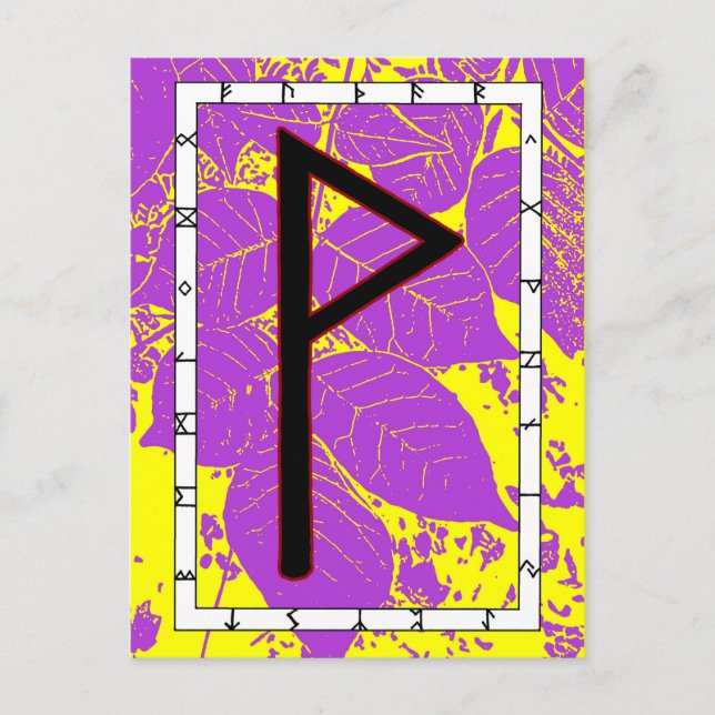 Rune Wunjo - Joy! Postcard (Front)