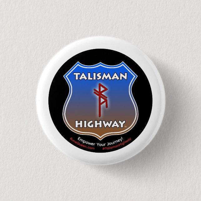 RuneQueen's Talisman Highway 3 Cm Round Badge (Front)