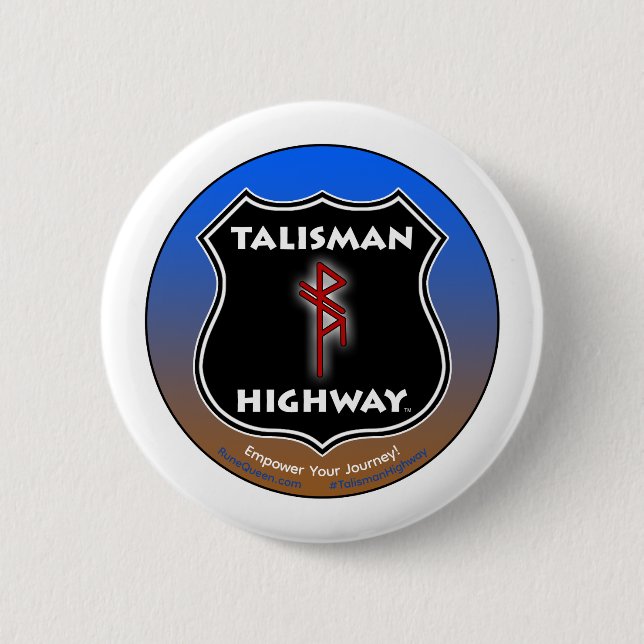 RuneQueen's Talisman Highway 6 Cm Round Badge (Front)
