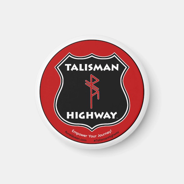 RuneQueen's Talisman Highway Magnet (Front)