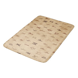 Runes Bath Mat